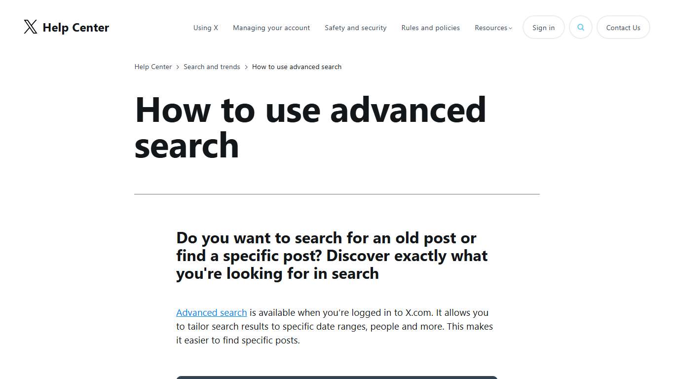 How to use advanced search – find posts, hashtags, and more